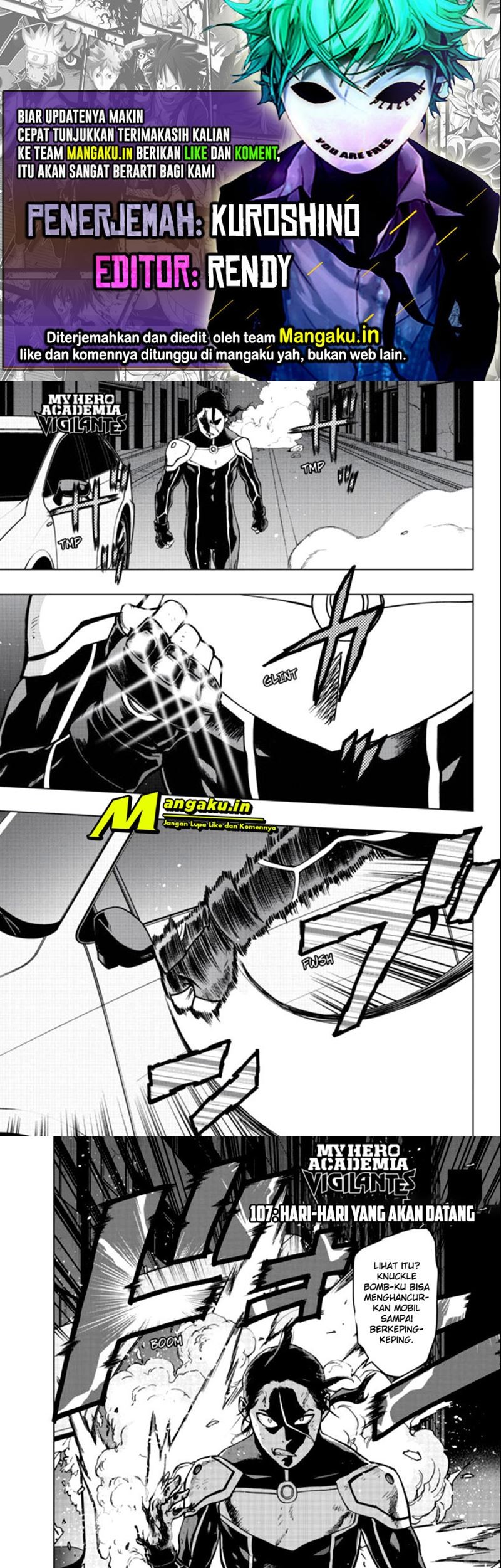 Baca Komik Vigilante: Boku no Hero Academia Illegal Chapter 107 Gambar 1