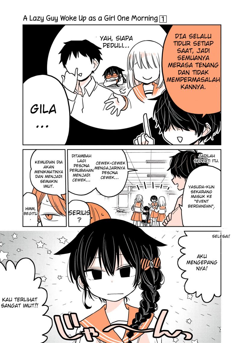 A Lazy Guy Woke Up as a Girl One Morning Chapter 04 Gambar 10
