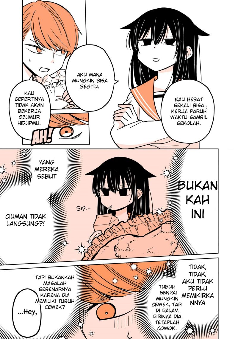 A Lazy Guy Woke Up as a Girl One Morning Chapter 04 Gambar 16
