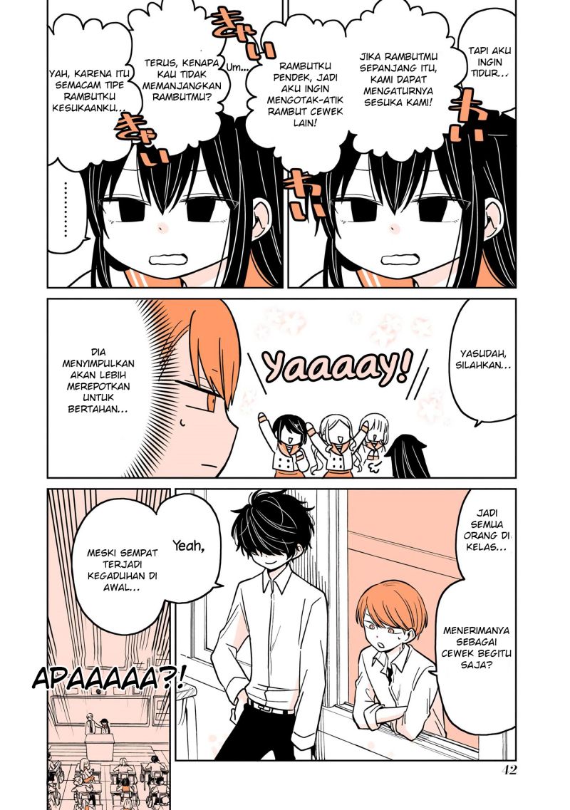 A Lazy Guy Woke Up as a Girl One Morning Chapter 04 Gambar 9