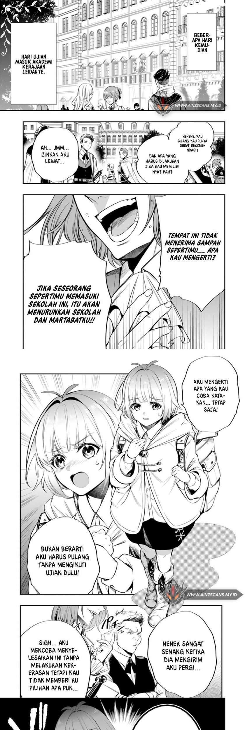 Baca Oukoku no Saishuu Heiki, Rettousei to shite Kishi Gakuin e Chapter 01.3 Gambar 2