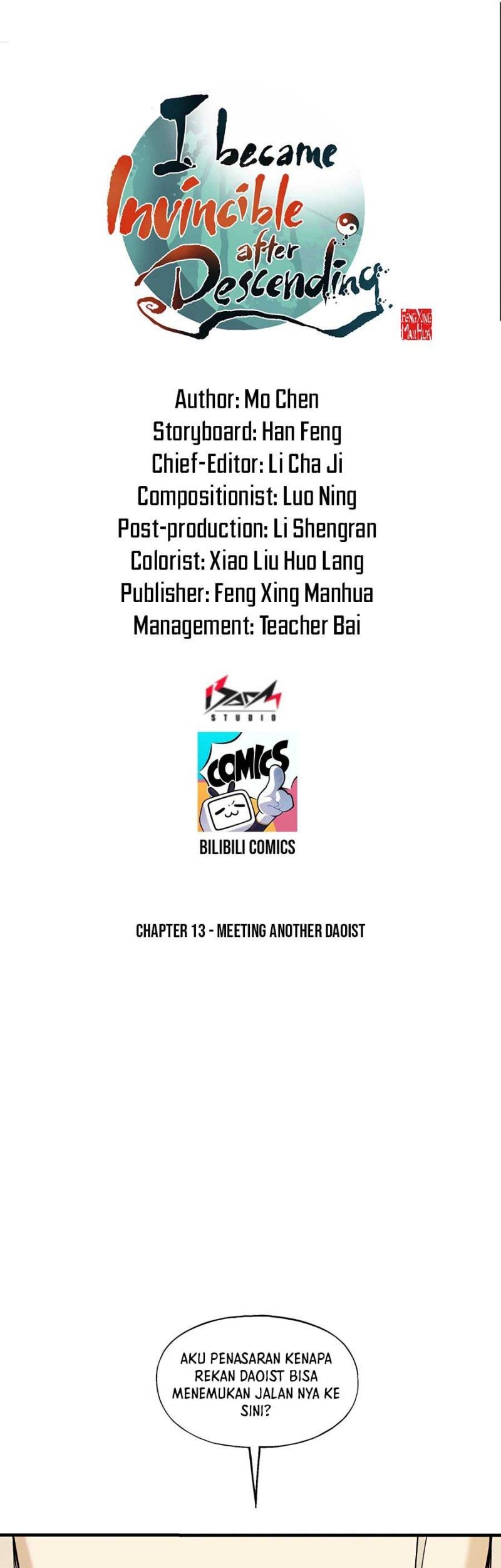 Baca  I Became Invincible After Descending Chapter 13 Gambar 2