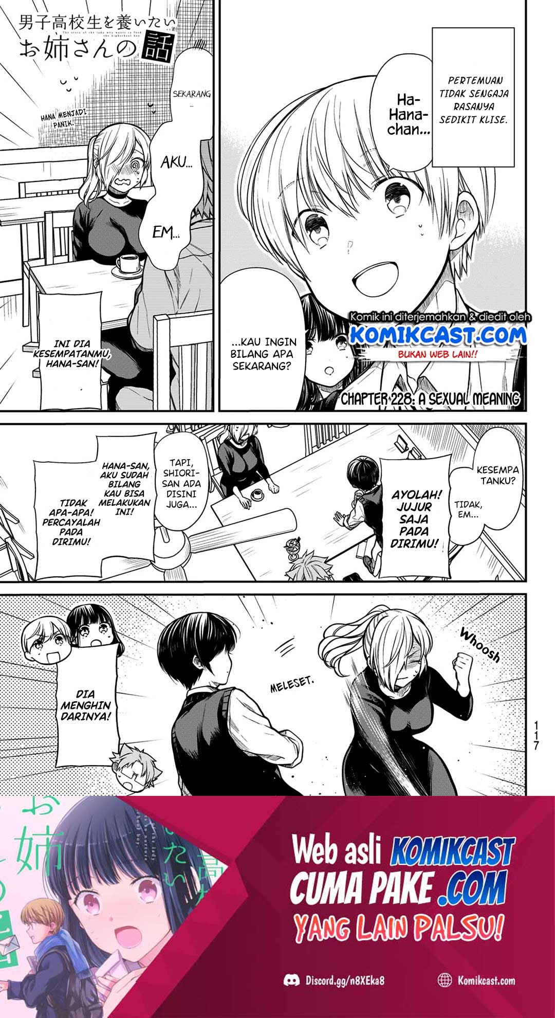 Danshi Koukousei wo Yashinaitai Onee-san no Hanashi Chapter 228 Gambar 3
