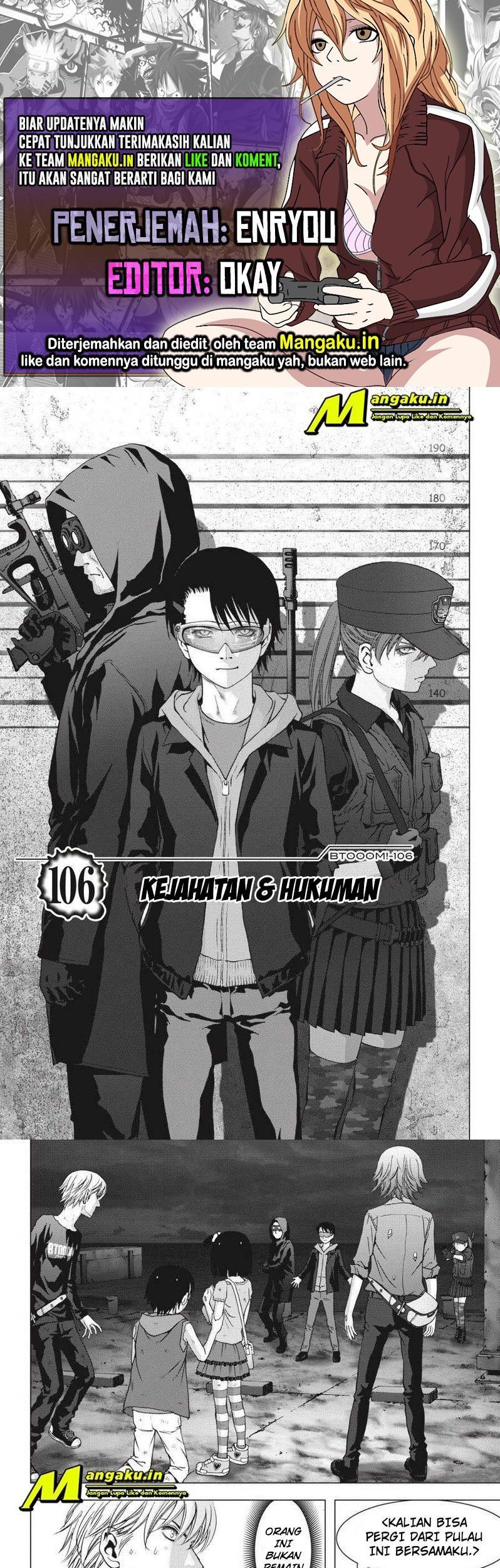 Baca Komik Btooom! Chapter 106.1 Gambar 1