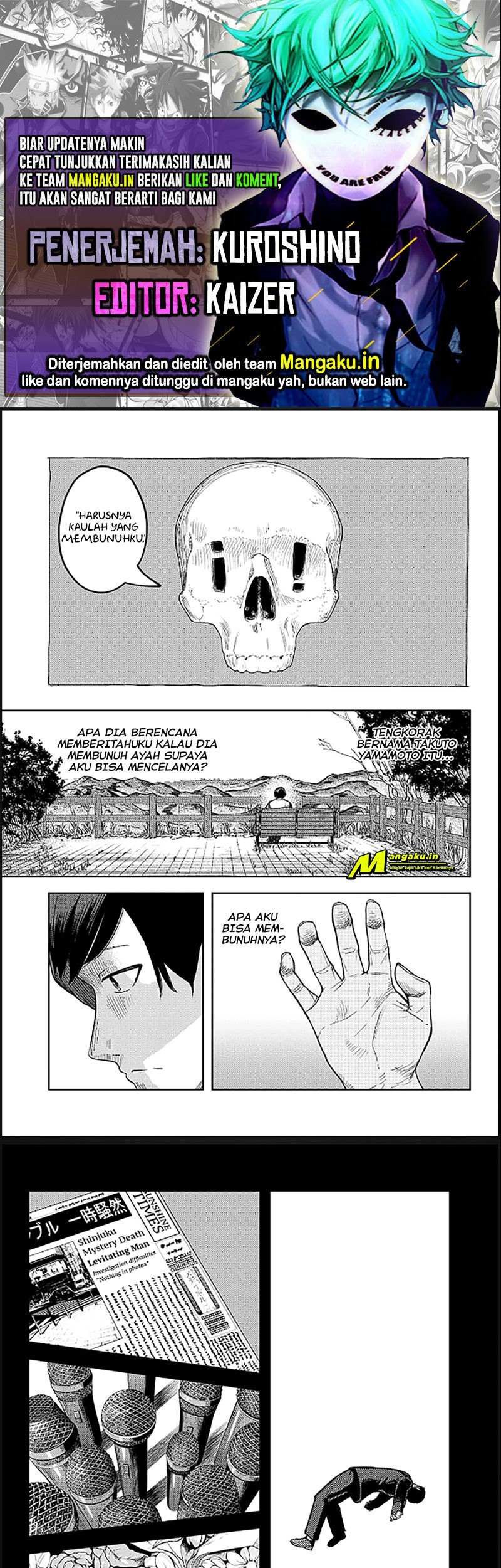 Baca Komik Skeleton Double Chapter 01.4 Gambar 1