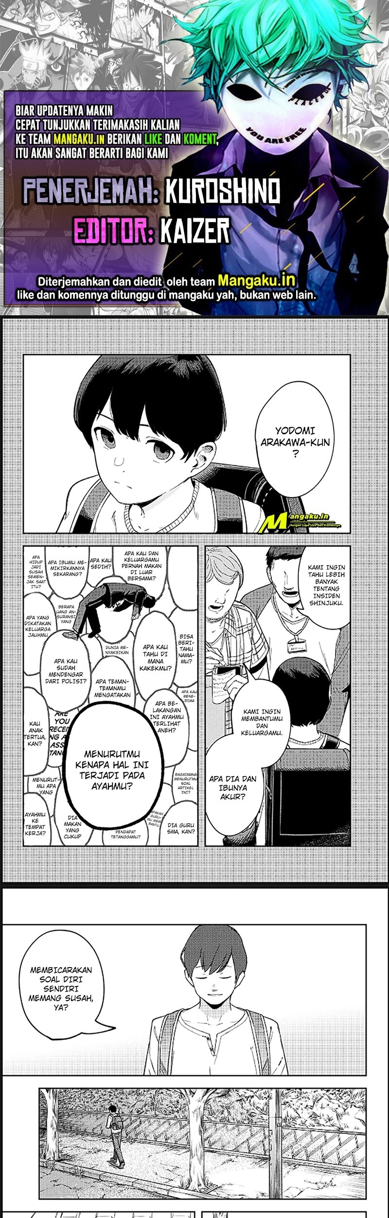 Baca Komik Skeleton Double Chapter 01.3 Gambar 1