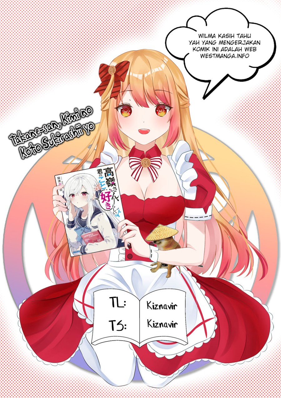 Takane-san, Kimi no Koto Sukirashii yo Chapter 01 Gambar 3