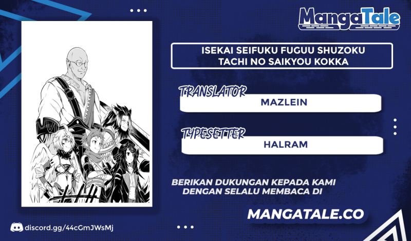 Baca Komik Isekai Seifukuki – Fuguu Shuzoku-tachi no Saikyou Kokka Chapter 01.2 Gambar 1