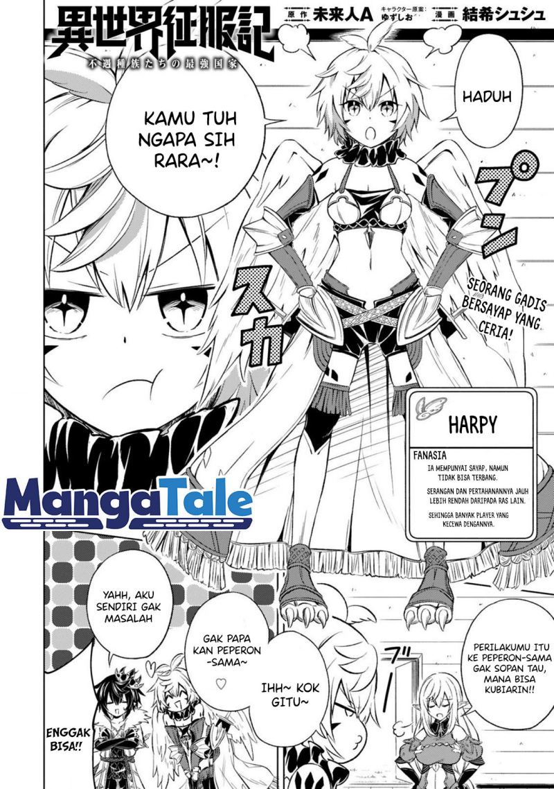 Baca  Isekai Seifukuki – Fuguu Shuzoku-tachi no Saikyou Kokka Chapter 01.2 Gambar 2