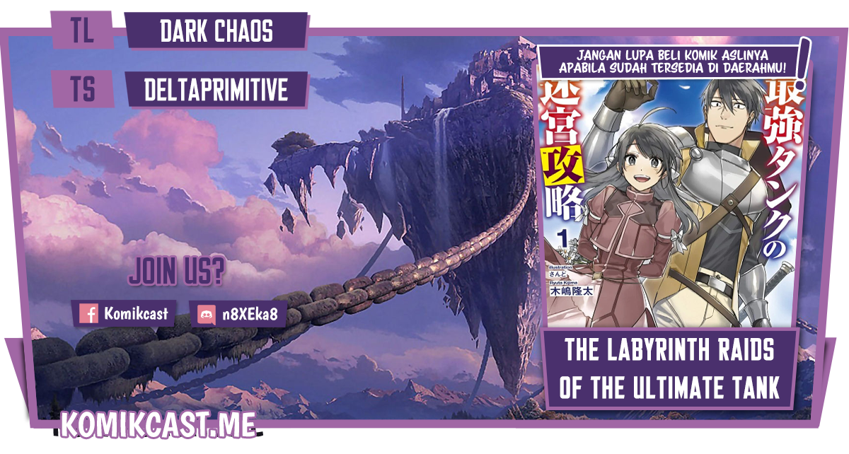 Baca Komik The Labyrinth Raids of the Ultimate Tank ~The Tank Possessing a Rare 9,999 Endurance Skill was Expelled from the Hero Party~ Chapter 12.3 Gambar 1