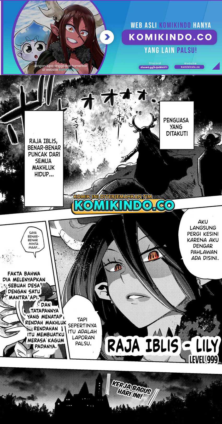 Baca  Level 999 Demon Lord and a Level 1 Slime Chapter 02 Gambar 2