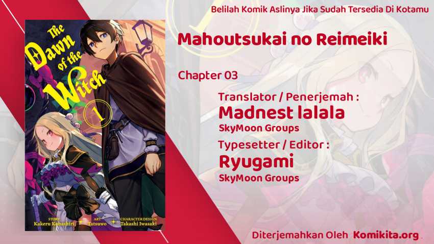 Mahoutsukai Reimeiki Chapter 03 Gambar 3