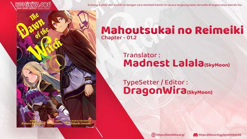 Mahoutsukai Reimeiki Chapter 01.2 Gambar 3