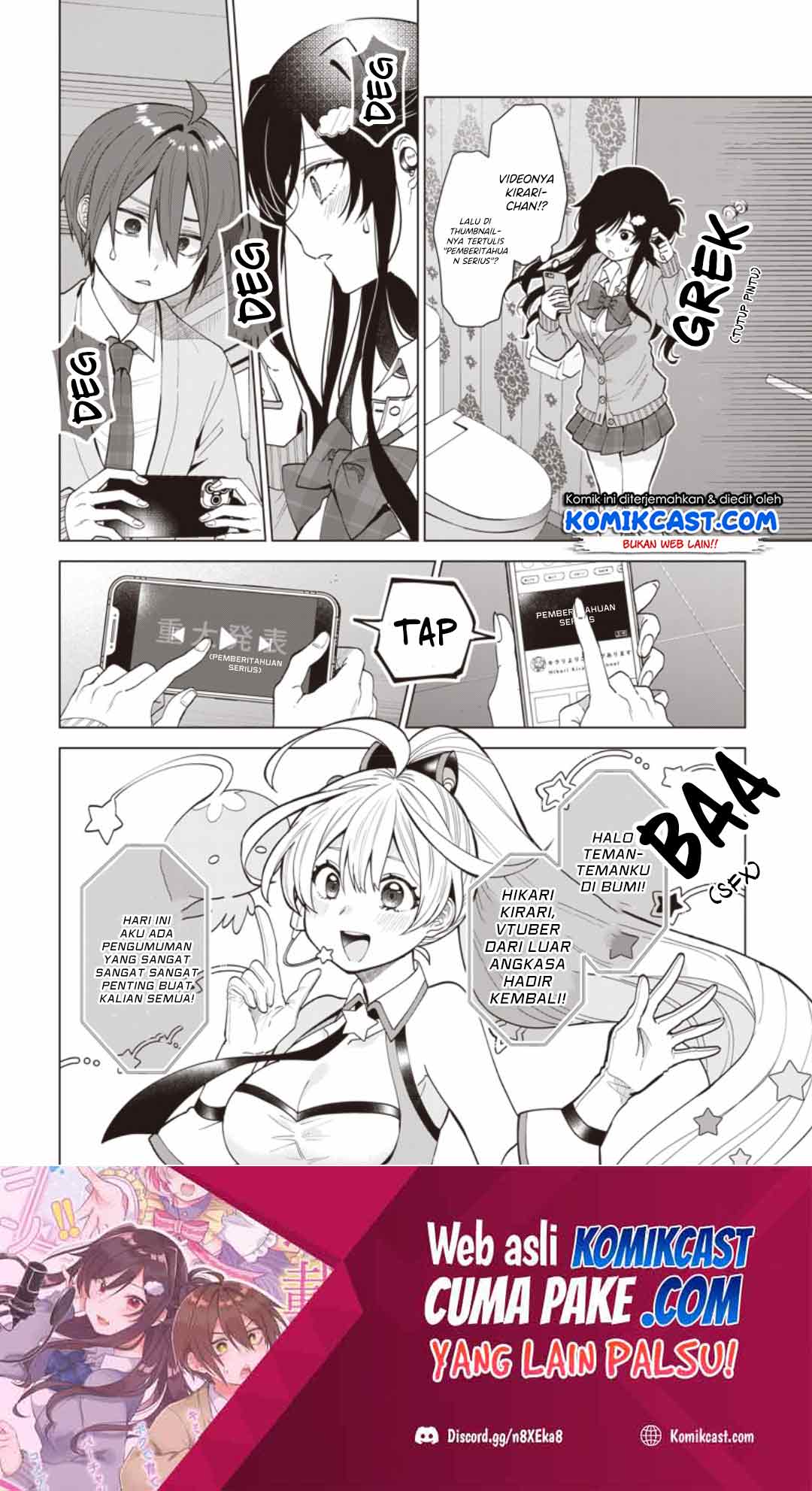 Baca VTuber wa Mama Naranai! Chapter 01.3 Gambar 2