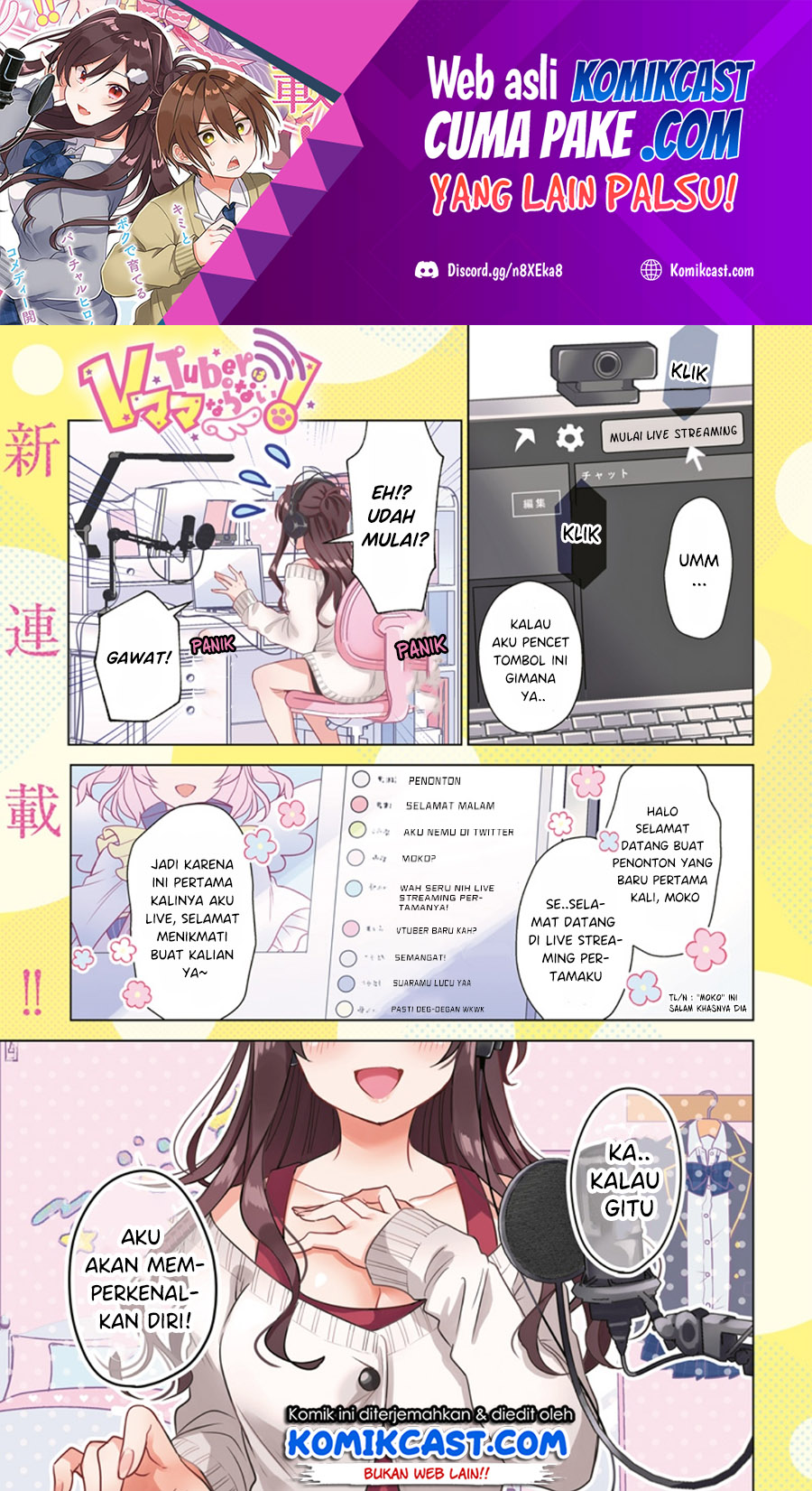 Baca VTuber wa Mama Naranai! Chapter 01.1 Gambar 2