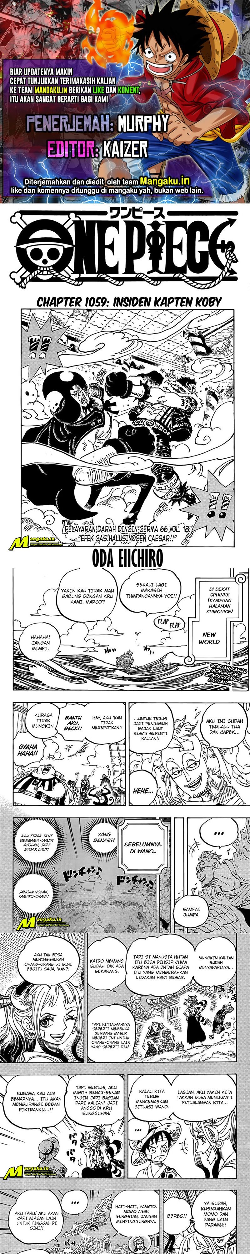 One Piece Chapter 1059 HQ 1
