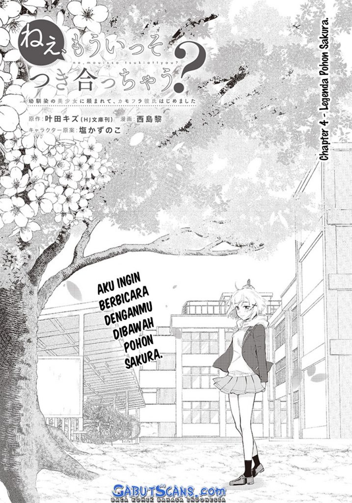 Baca Nee, Mou Isso Tsukiacchau? Osananajimi no Bishoujo ni Tanomarete, Camo Kareshi Hajimemashita Chapter 04 Gambar 2