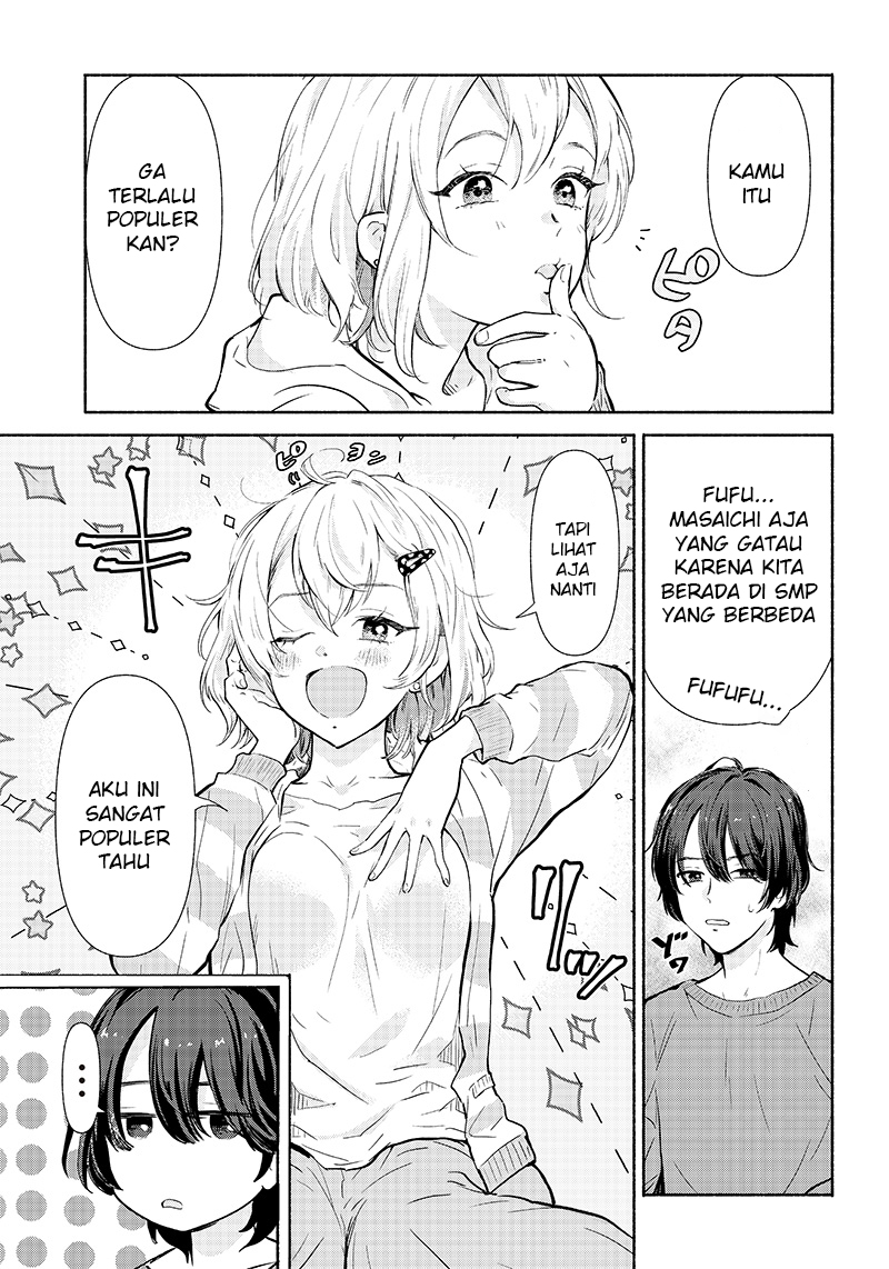 Nee, Mou Isso Tsukiacchau? Osananajimi no Bishoujo ni Tanomarete, Camo Kareshi Hajimemashita Chapter 01.1 Gambar 10