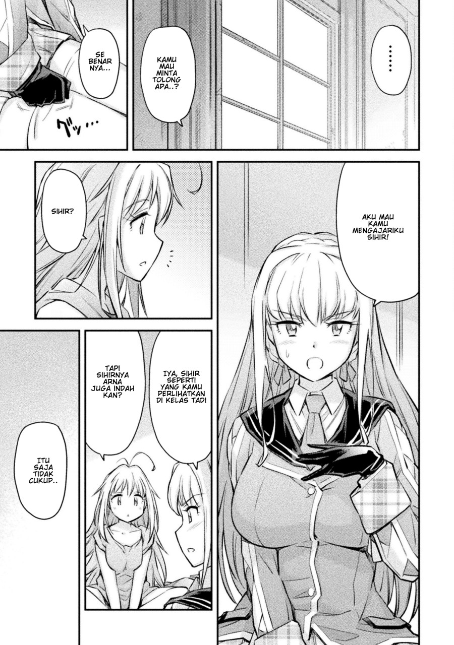 Saikyou no Youhei Shoujo no Gakuen Seikatsu Chapter 06 Gambar 16
