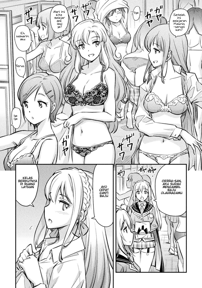 Saikyou no Youhei Shoujo no Gakuen Seikatsu Chapter 03 Gambar 16