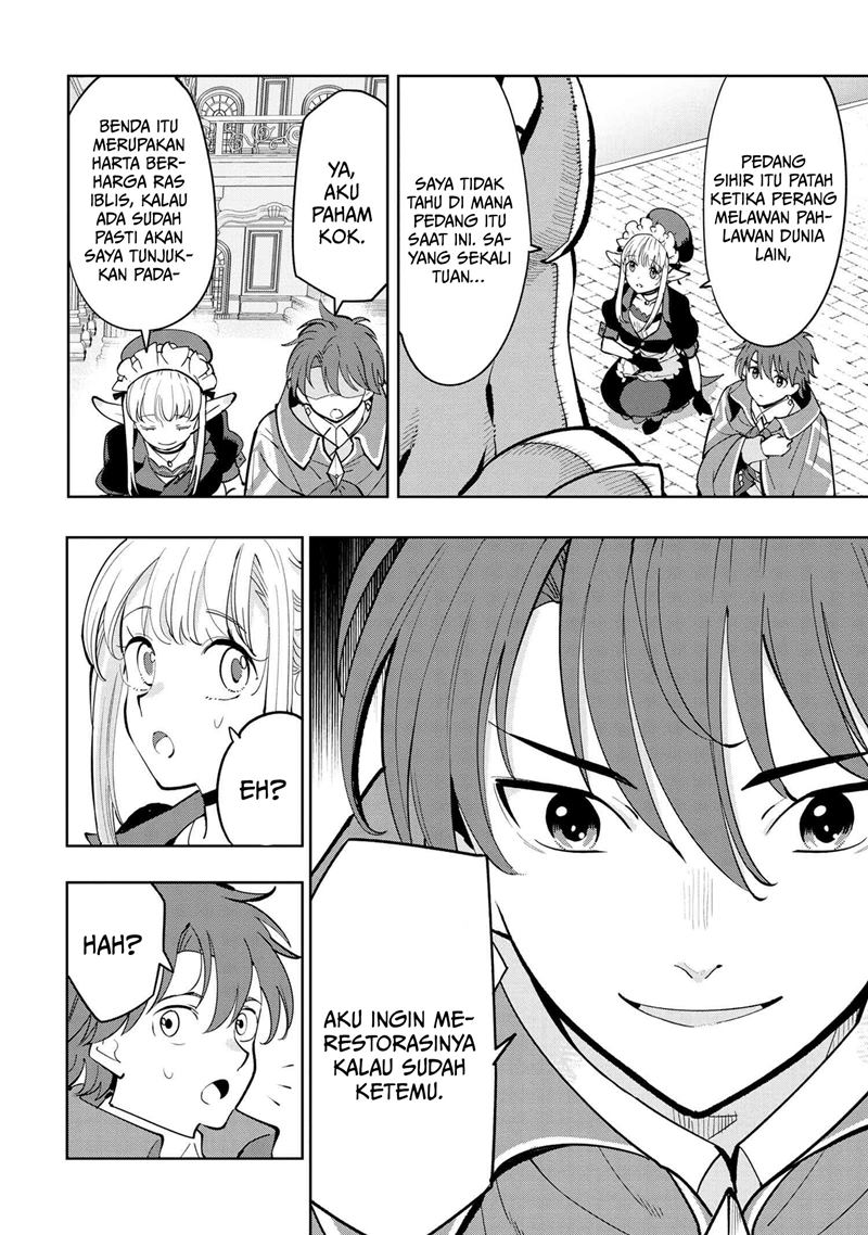 Souzou Renkinjutsushi wa Jiyuu wo Ouka suru: Kokyou wo Tsuihou saretara, Maou no Ohizamoto de Chouzetsu Kouka no Magic Item Tsukuri-houdai ni Narimashita Chapter 06.2 Gambar 7