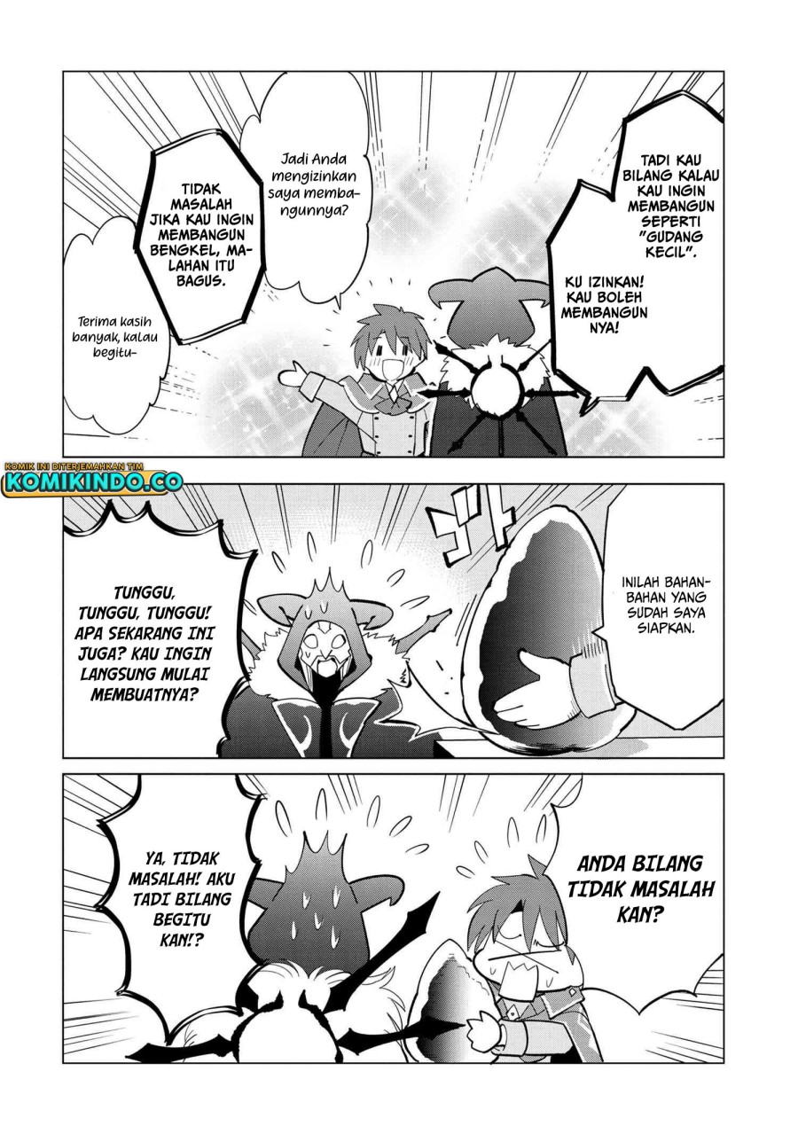 Souzou Renkinjutsushi wa Jiyuu wo Ouka suru: Kokyou wo Tsuihou saretara, Maou no Ohizamoto de Chouzetsu Kouka no Magic Item Tsukuri-houdai ni Narimashita Chapter 04.2 Gambar 11