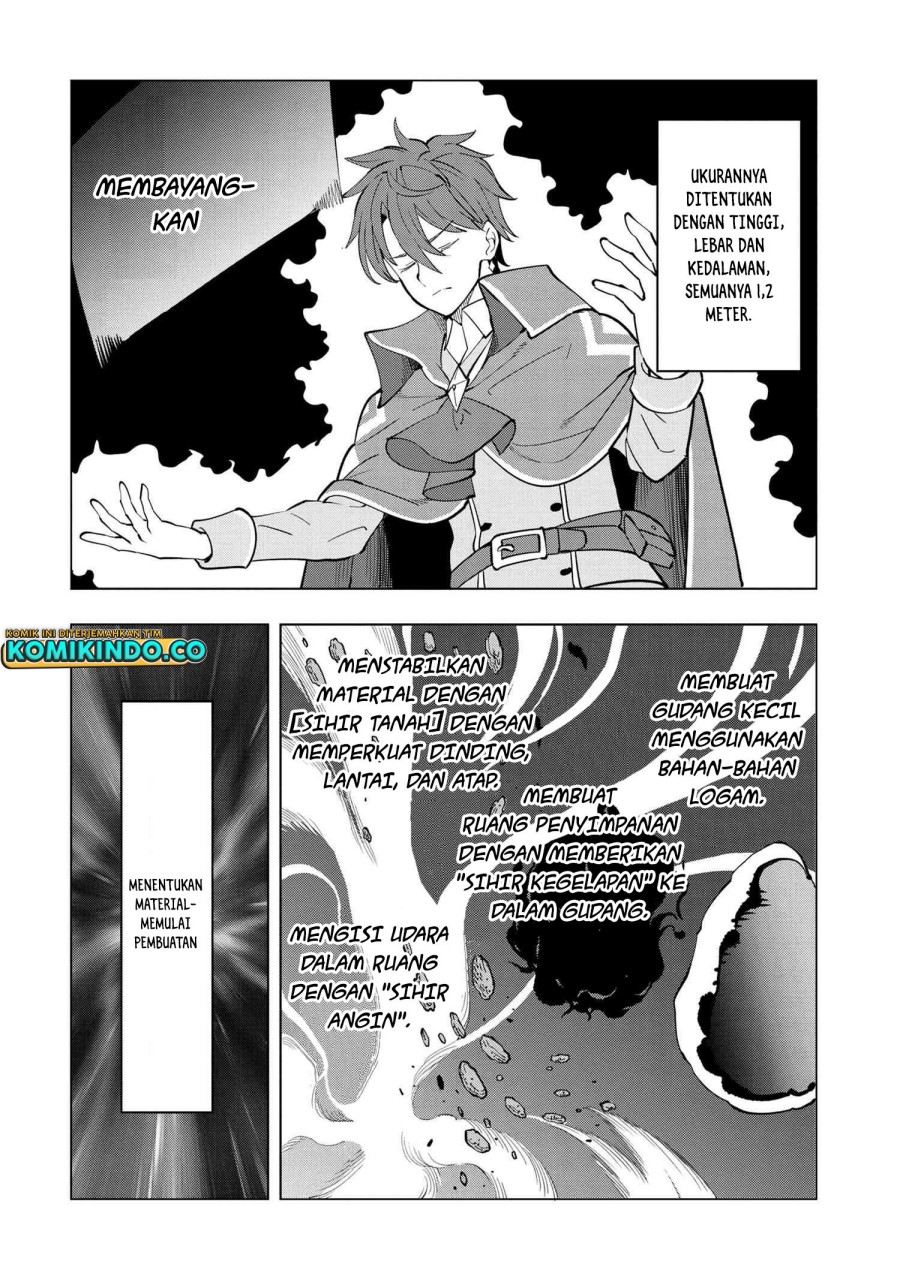 Souzou Renkinjutsushi wa Jiyuu wo Ouka suru: Kokyou wo Tsuihou saretara, Maou no Ohizamoto de Chouzetsu Kouka no Magic Item Tsukuri-houdai ni Narimashita Chapter 04.2 Gambar 15
