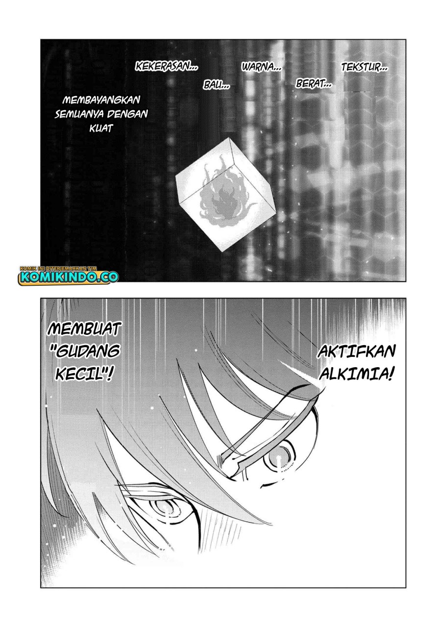 Souzou Renkinjutsushi wa Jiyuu wo Ouka suru: Kokyou wo Tsuihou saretara, Maou no Ohizamoto de Chouzetsu Kouka no Magic Item Tsukuri-houdai ni Narimashita Chapter 04.2 Gambar 16