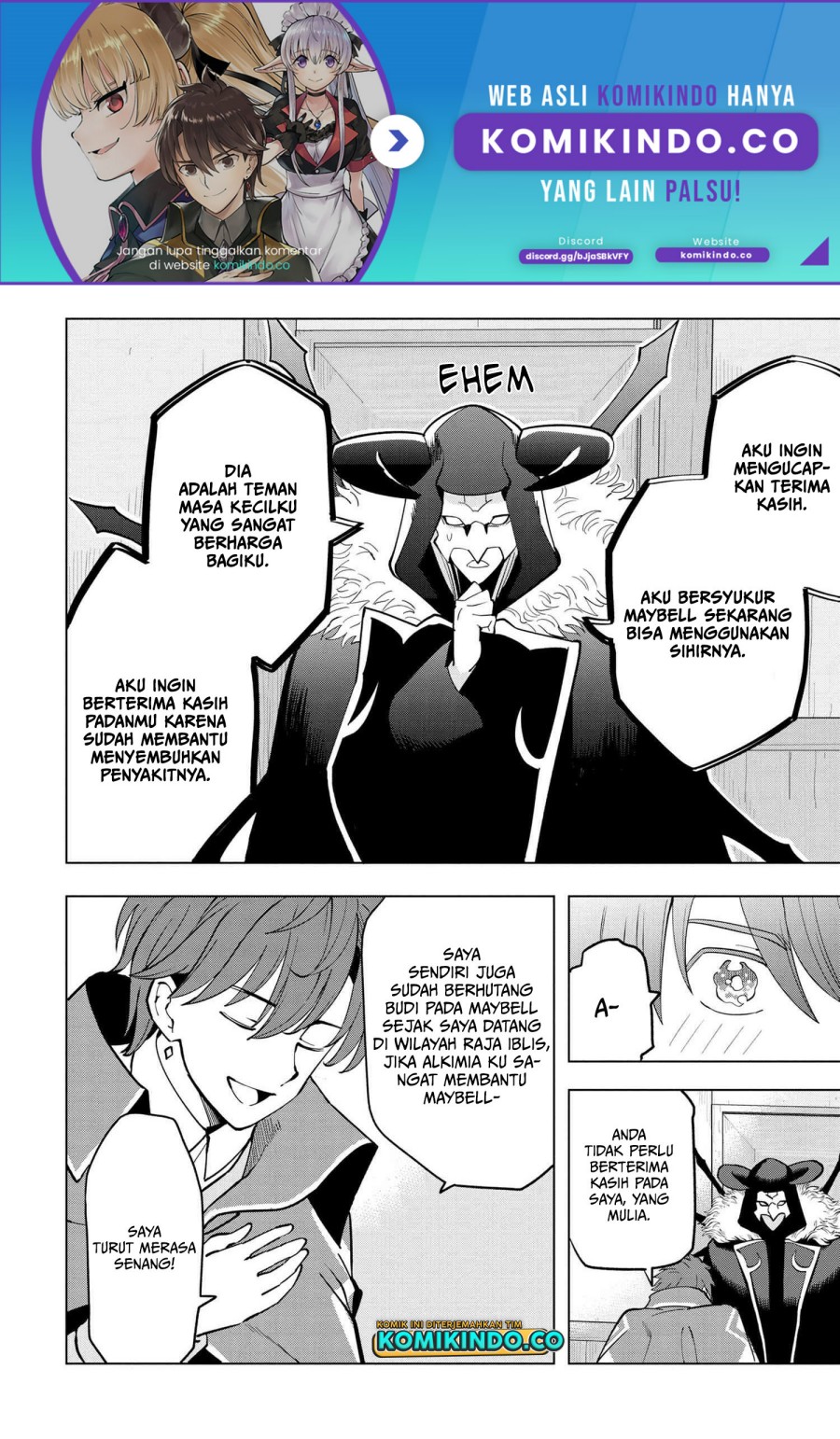 Souzou Renkinjutsushi wa Jiyuu wo Ouka suru: Kokyou wo Tsuihou saretara, Maou no Ohizamoto de Chouzetsu Kouka no Magic Item Tsukuri-houdai ni Narimashita Chapter 04.2 Gambar 3