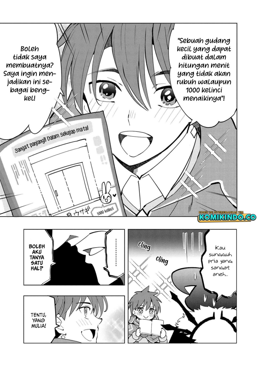 Souzou Renkinjutsushi wa Jiyuu wo Ouka suru: Kokyou wo Tsuihou saretara, Maou no Ohizamoto de Chouzetsu Kouka no Magic Item Tsukuri-houdai ni Narimashita Chapter 04.2 Gambar 6