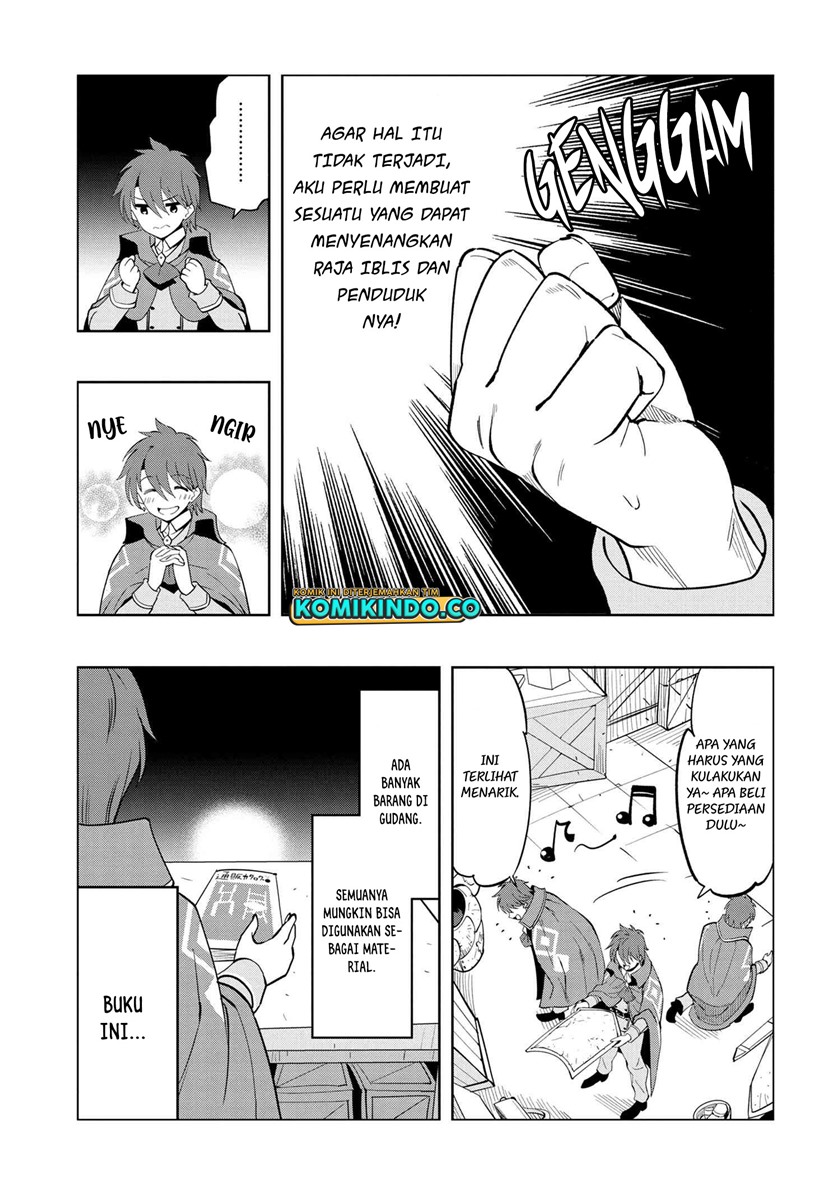 Souzou Renkinjutsushi wa Jiyuu wo Ouka suru: Kokyou wo Tsuihou saretara, Maou no Ohizamoto de Chouzetsu Kouka no Magic Item Tsukuri-houdai ni Narimashita Chapter 03.1 Gambar 8