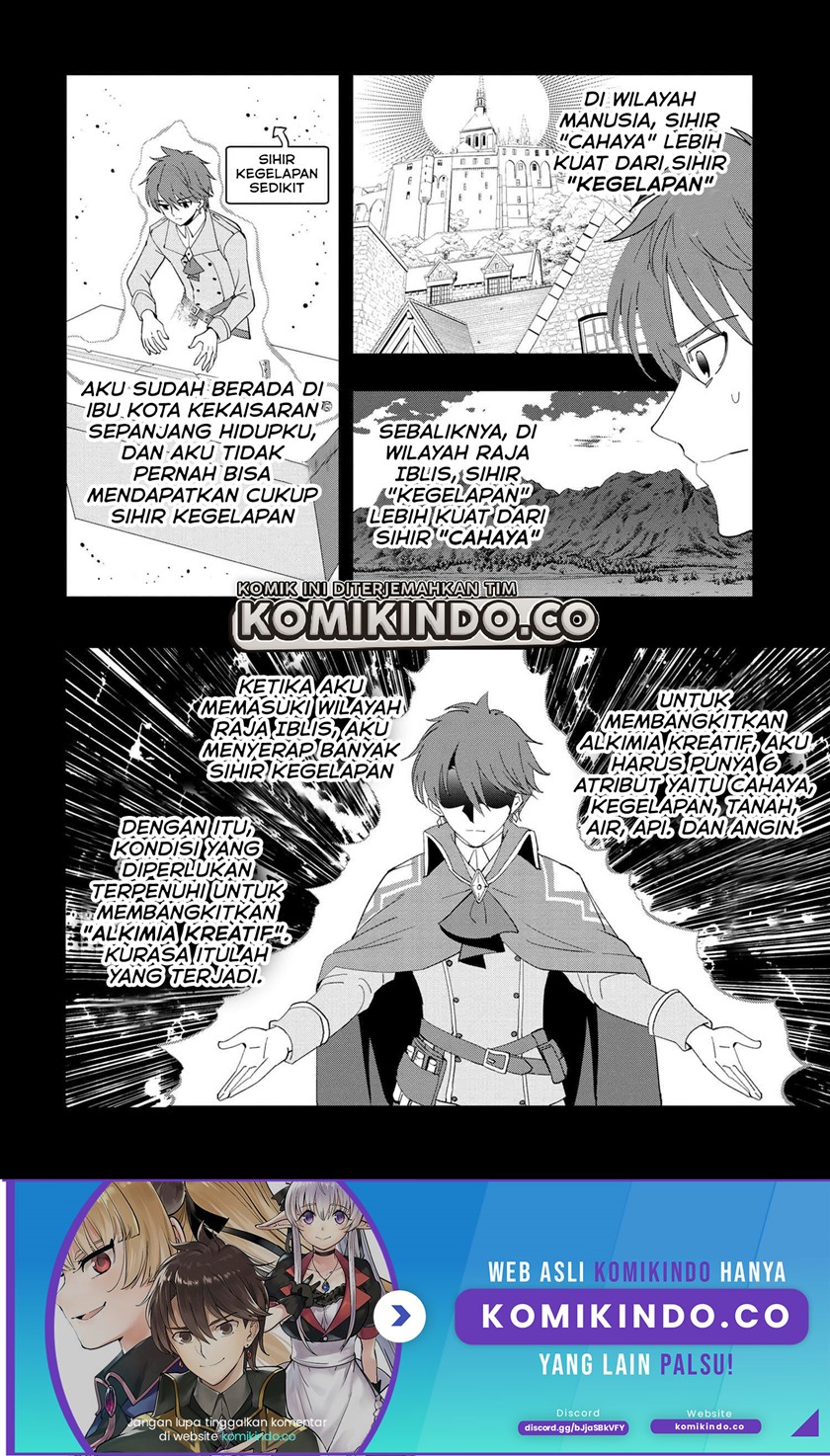 Souzou Renkinjutsushi wa Jiyuu wo Ouka suru: Kokyou wo Tsuihou saretara, Maou no Ohizamoto de Chouzetsu Kouka no Magic Item Tsukuri-houdai ni Narimashita Chapter 01.3 Gambar 14