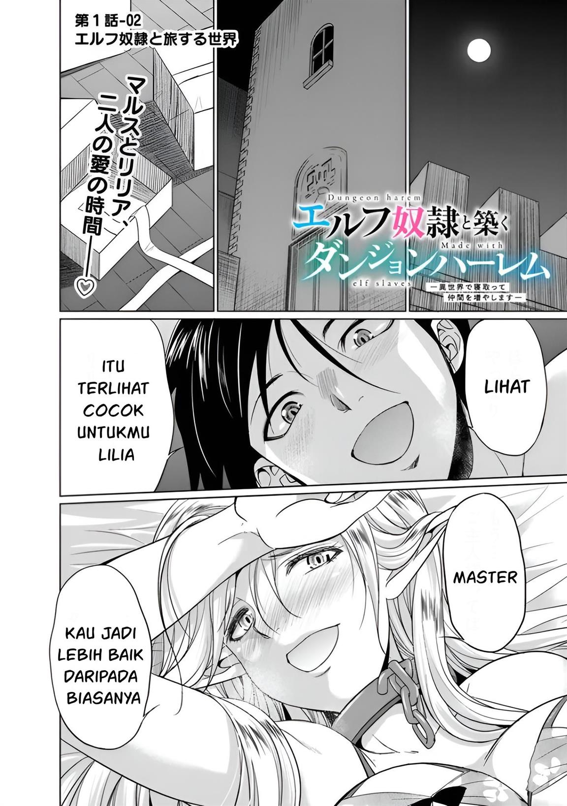 Baca Komik Dungeon Harem Made With Elf Slaves Chapter 1.2 Gambar 1