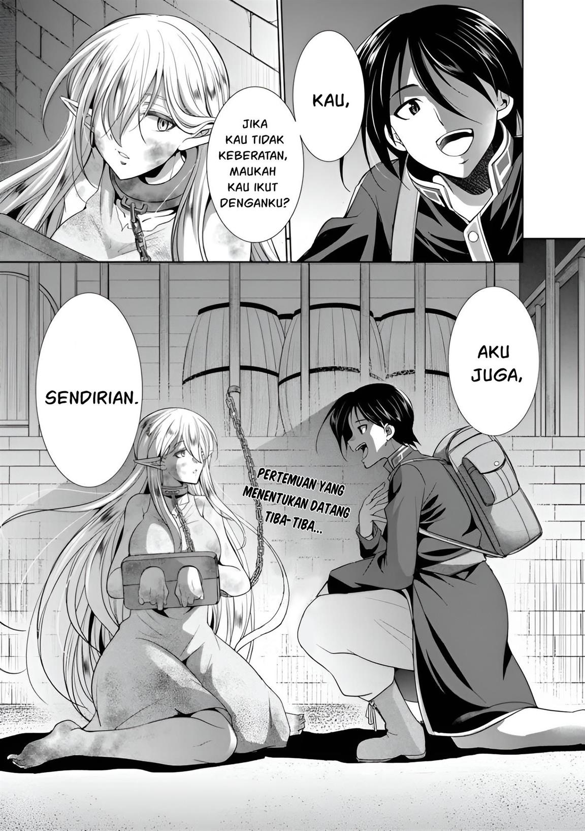 Baca Komik Dungeon Harem Made With Elf Slaves Chapter 1.1 Gambar 1