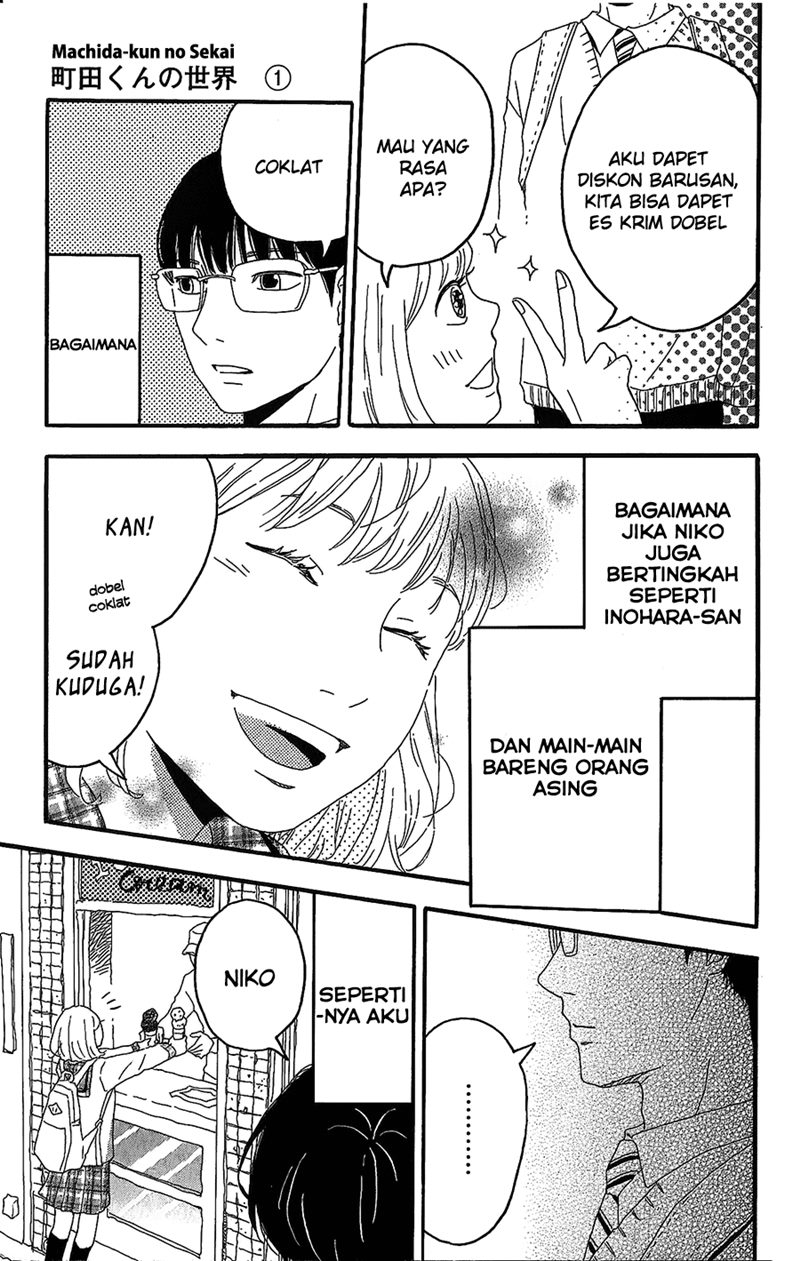 Machida-kun no Sekai Chapter 02 Gambar 28