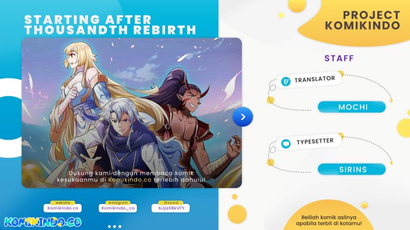 Baca Komik Starting After Thousandth Rebirth Chapter 41 Gambar 1