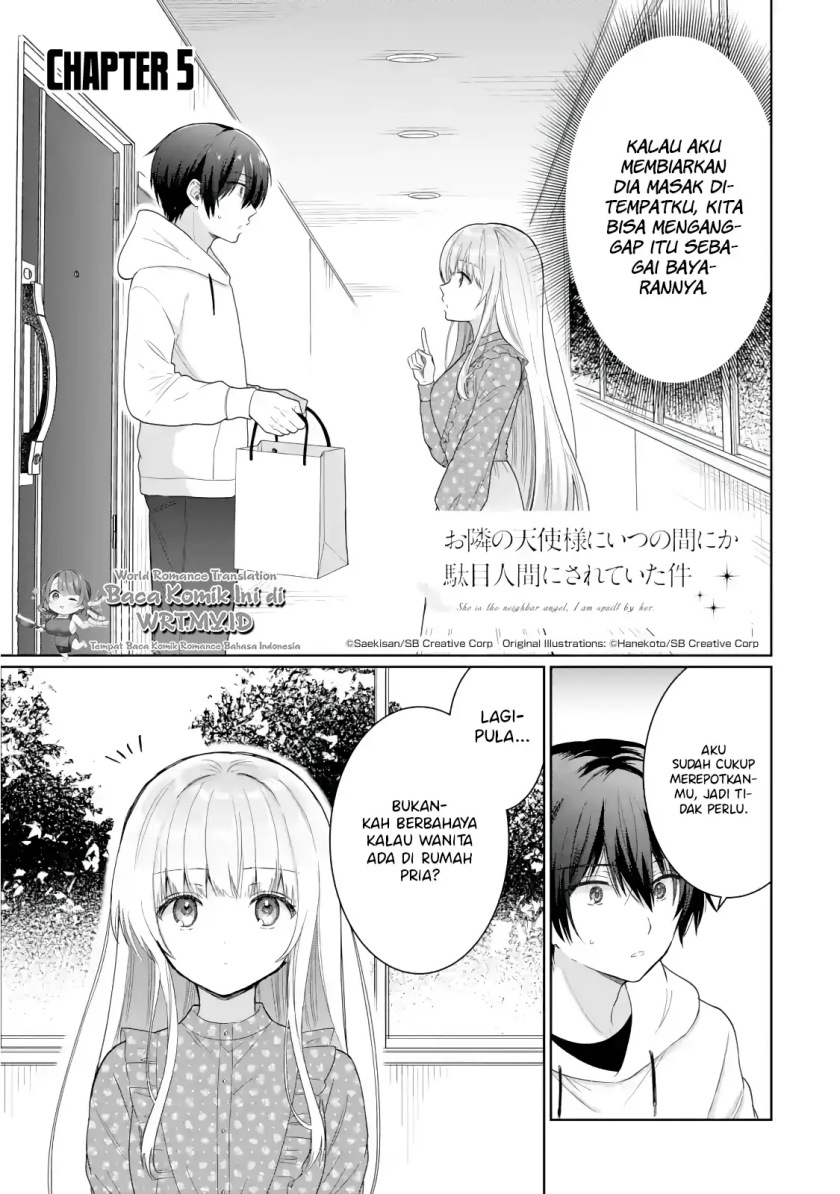 Baca  Otonari no Tenshi-sama ni Itsunomanika Dame Ningen ni Sareteita Ken Chapter 05.1 Gambar 2