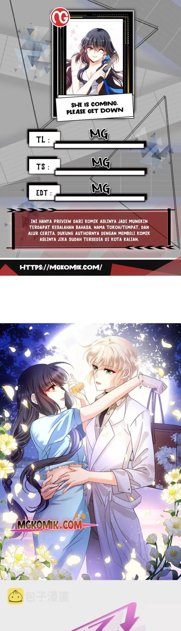 Baca Komik She Is Coming, Please Get Down! Chapter 87.3 Gambar 1