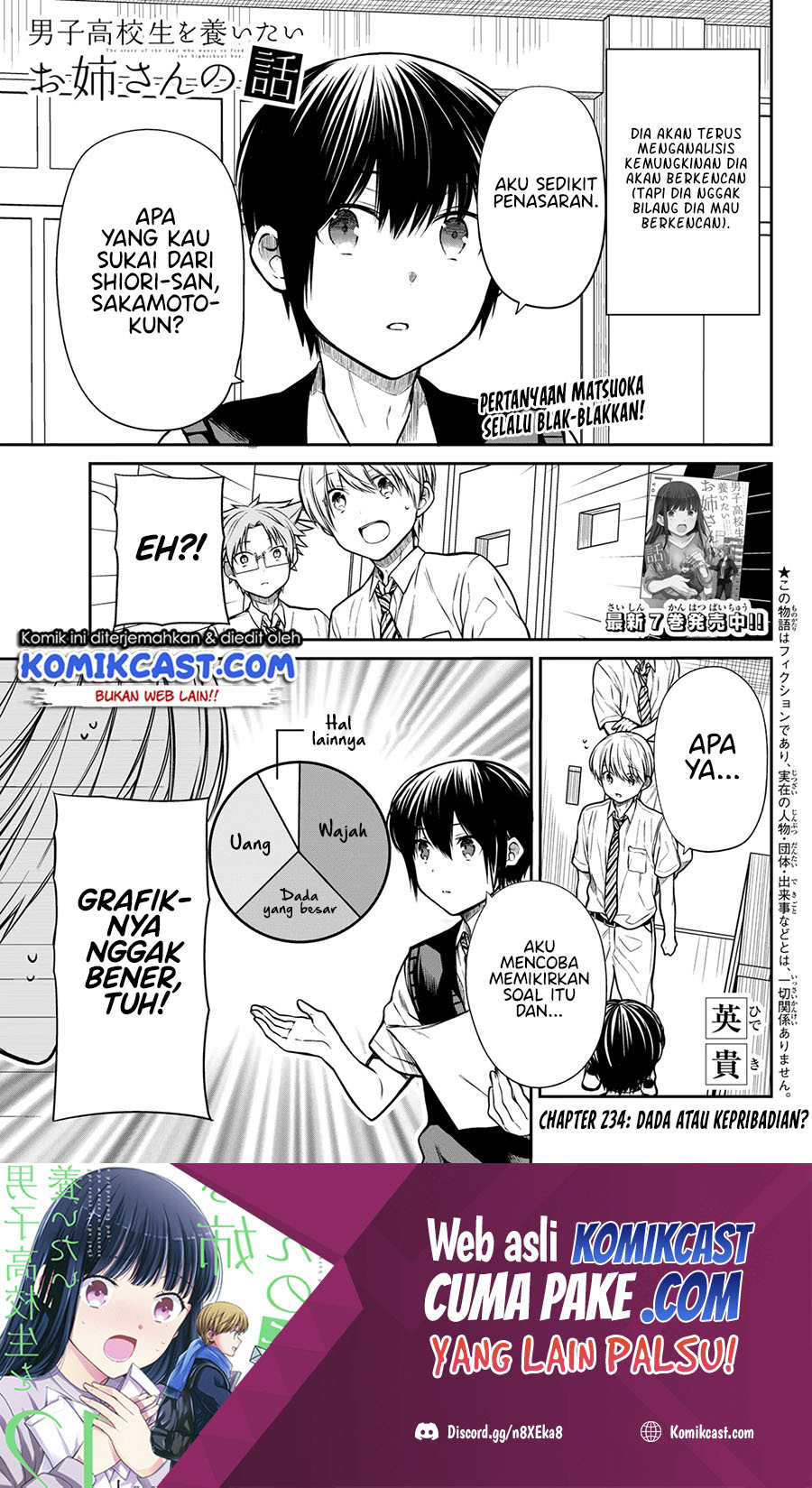 Baca Danshi Koukousei wo Yashinaitai Onee-san no Hanashi Chapter 234 Gambar 2