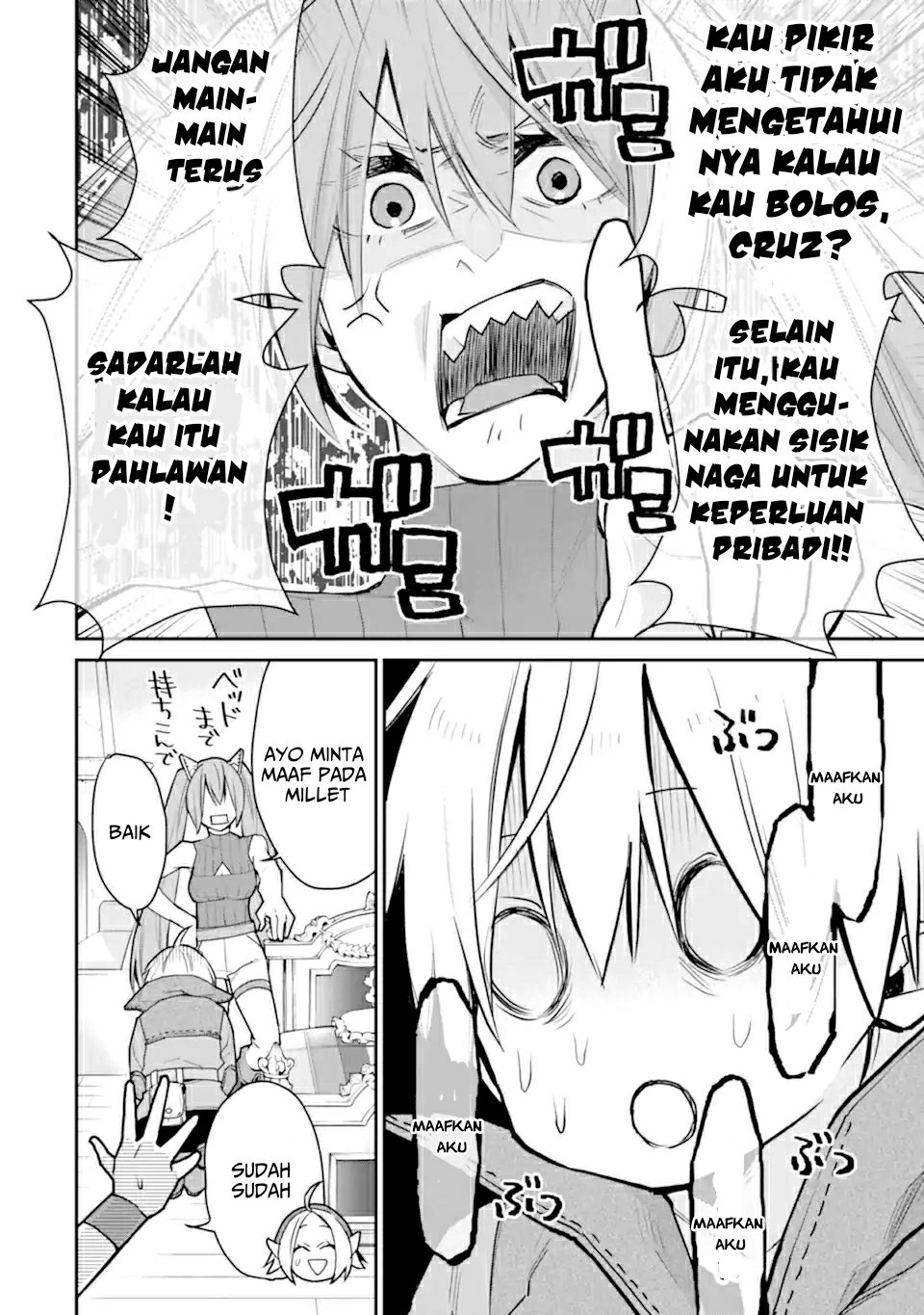 Saikyou no Madoshi. Hisa ni Ya wo Ukete Shimatta no de Inaka no Eihei ni Naru Chapter 23.1 Gambar 14