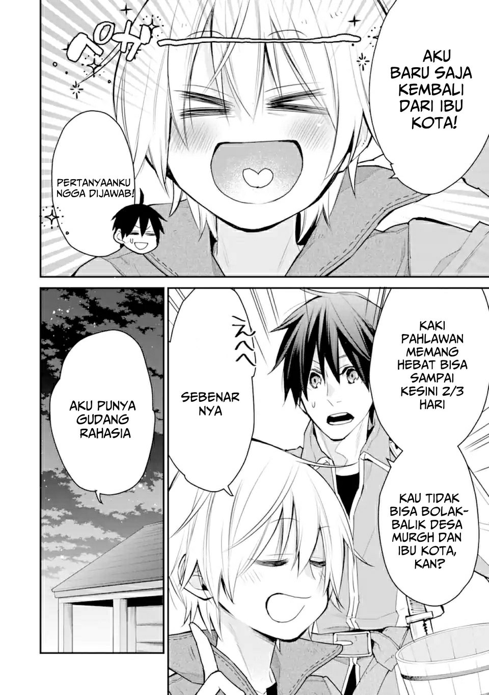 Saikyou no Madoshi. Hisa ni Ya wo Ukete Shimatta no de Inaka no Eihei ni Naru Chapter 23.1 Gambar 6