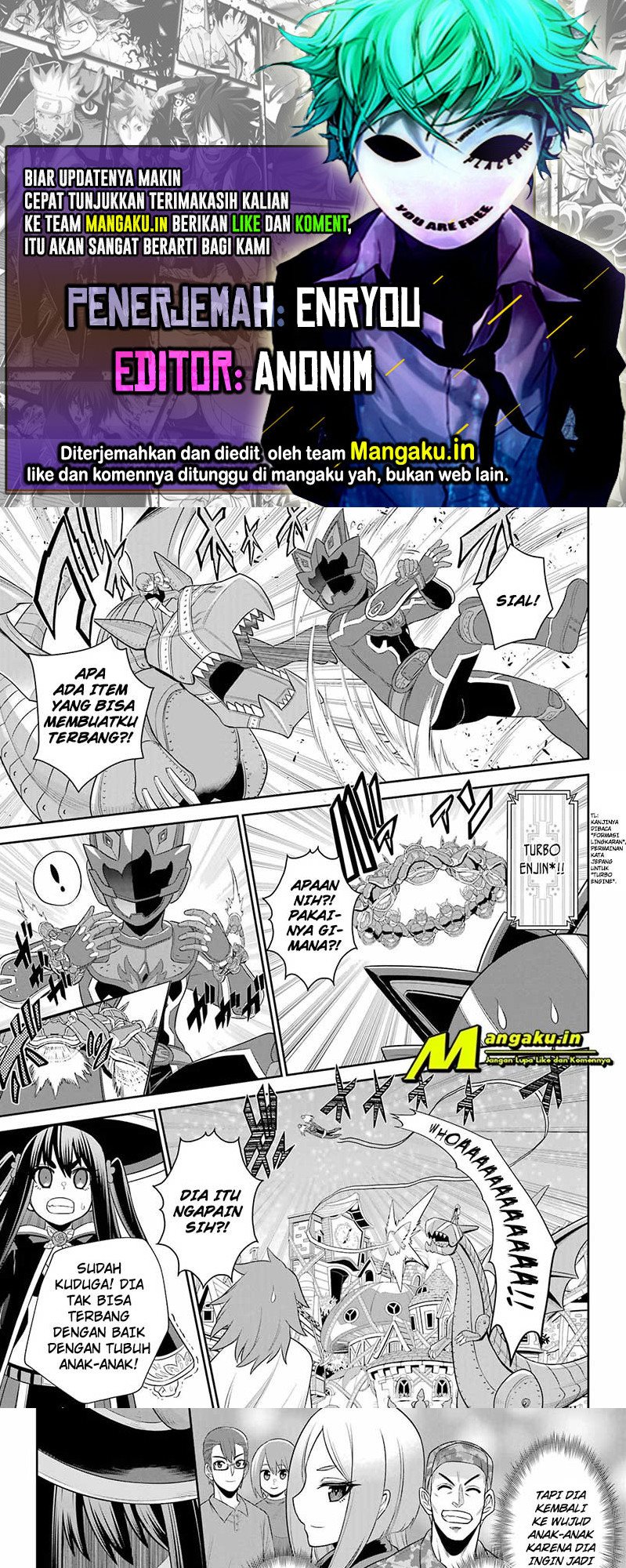 Baca Komik The Red Ranger Becomes an Adventurer in Another World Chapter 20.2 Gambar 1