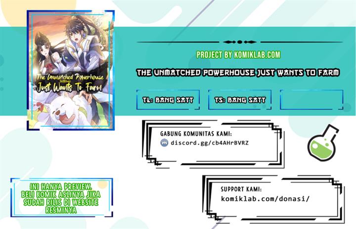 Baca Komik The Unmatched Powerhouse Just Wants to Farm Chapter 1 Gambar 1