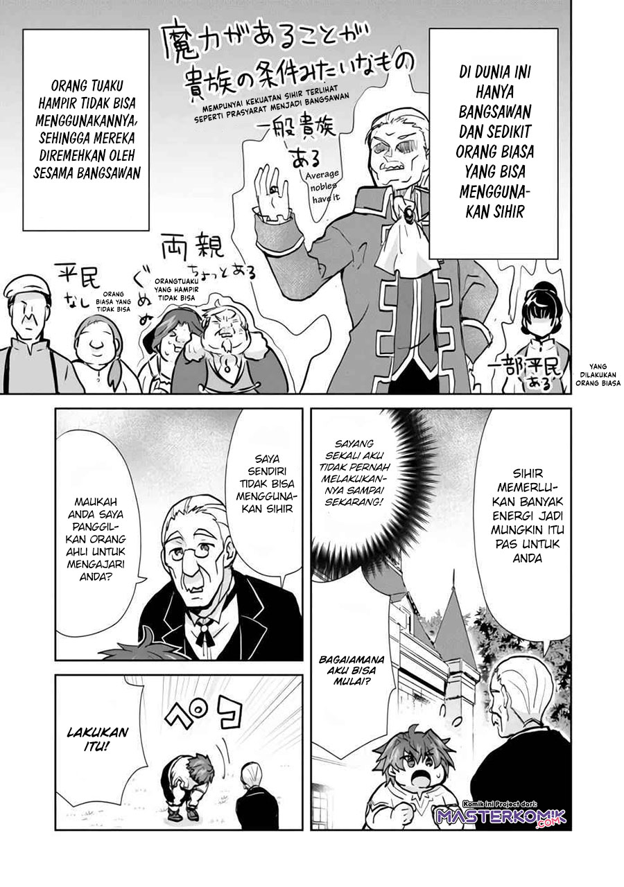 Reincarnated As The Son Of A Vicious Lord! -When I Was Having Fun Learning Chapter 01.1 Gambar 14