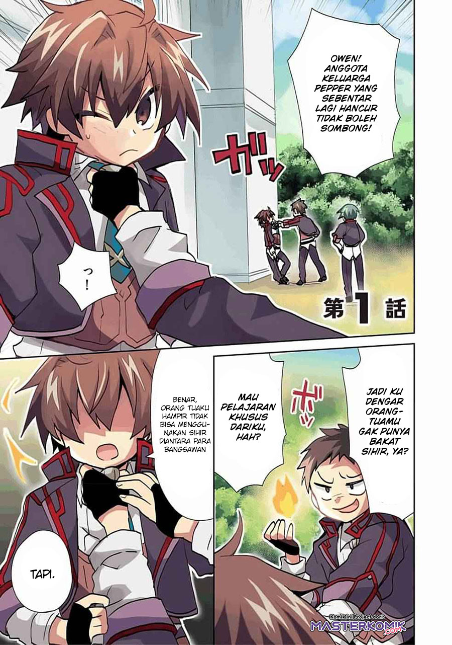 Baca Reincarnated As The Son Of A Vicious Lord! -When I Was Having Fun Learning Chapter 01.1 Gambar 2
