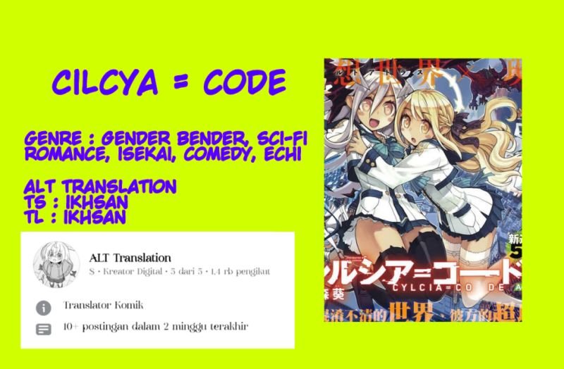 Baca Komik Cylcia=Code Chapter 05 Gambar 1
