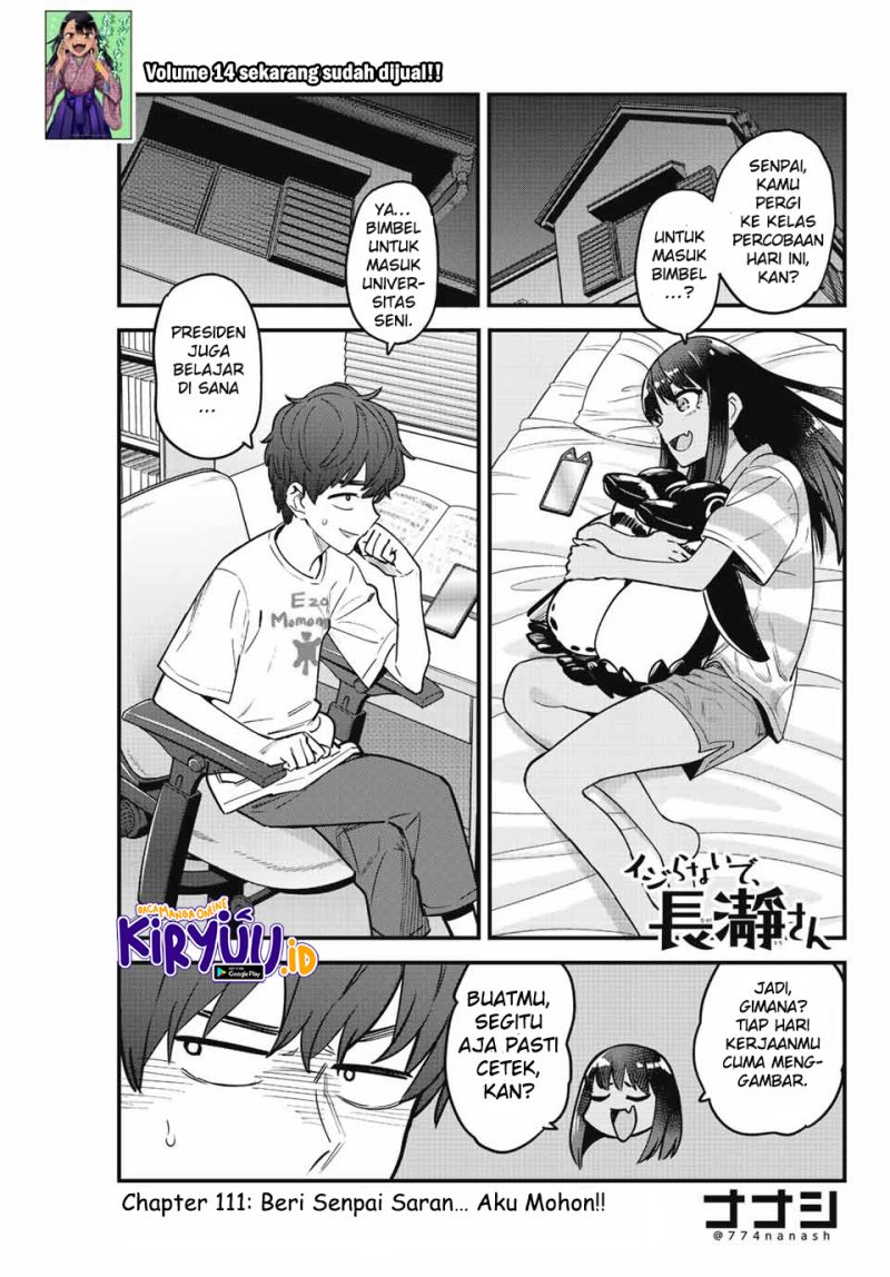 Baca  Ijiranaide, Nagatoro-san Chapter 111 Gambar 2