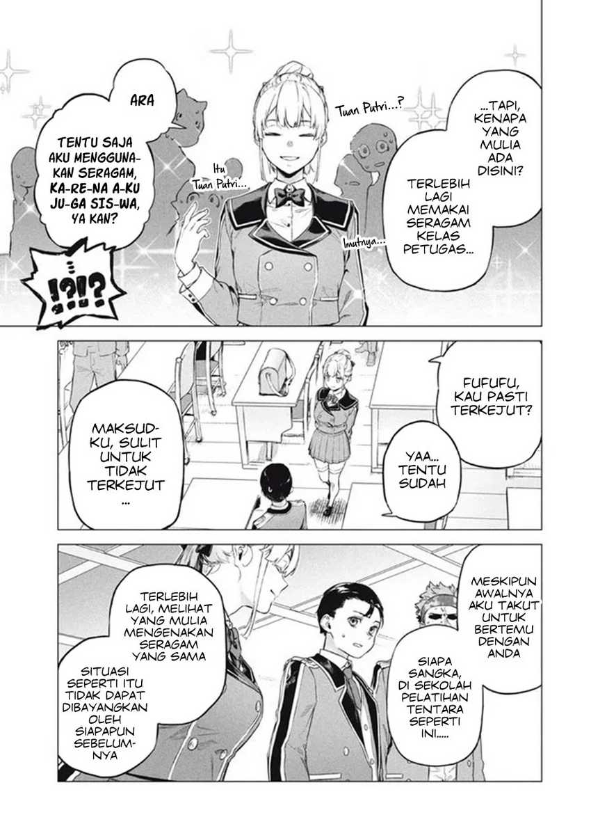 Wagamama Oujo ni Tsukaeta Bannou Shitsuji, Tonari no Teikoku de Saikyou no Gunjin ni Nariagari Musou suru Chapter 06.1 Gambar 8