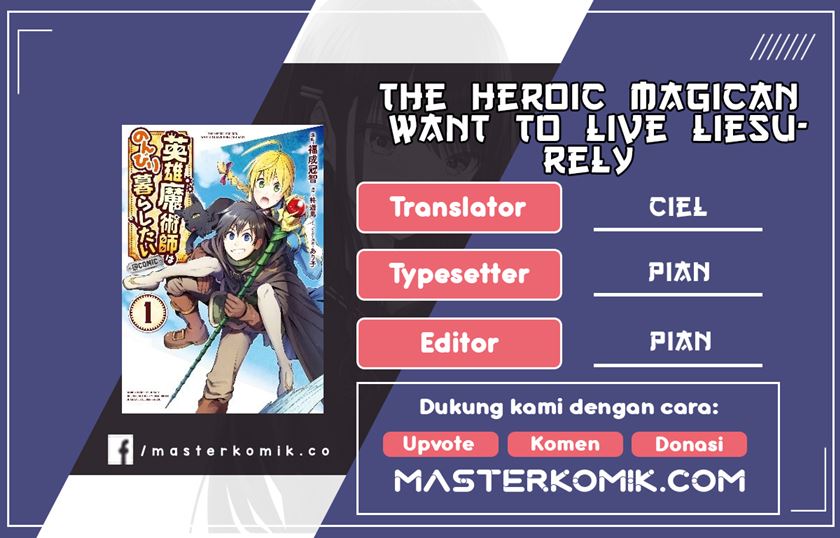 Baca Komik The Heroic Magician Want To Live Leisurely Chapter 01.1 Gambar 1