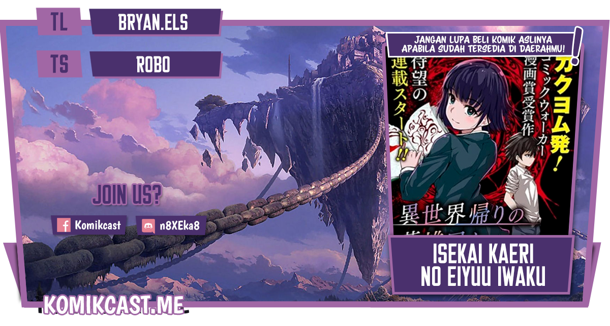 Baca Komik Isekai Kaeri no Eiyuu Iwaku Chapter 04.2 Gambar 1